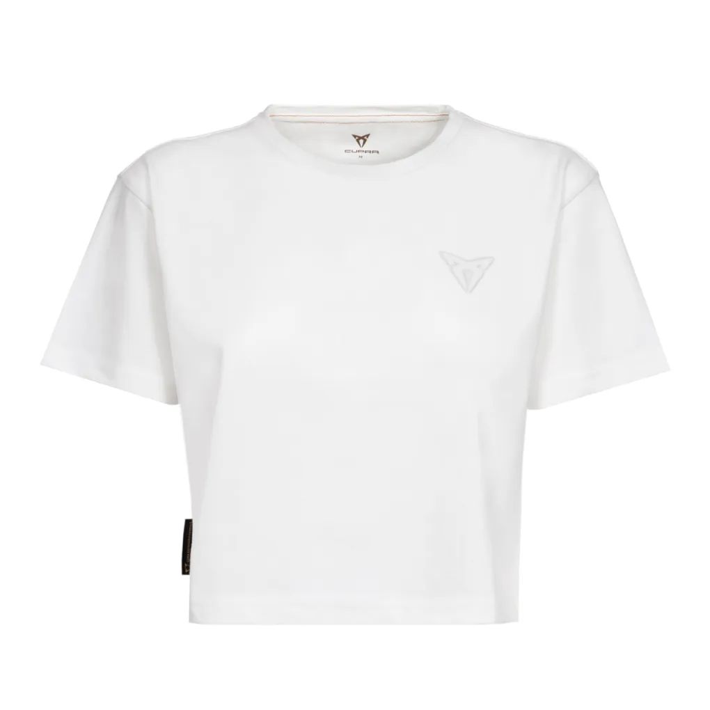 Dámské triko CUPRA EMBOSSED CROP TOP
