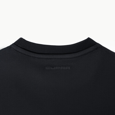 Dámská mikina CUPRA CREWNECK CROP TOP BLACK