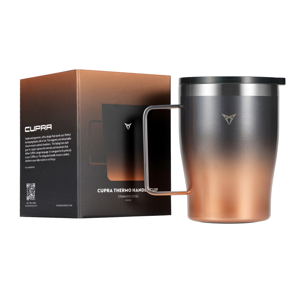 Termohrnek s ouškem CUPRA, 300 ml